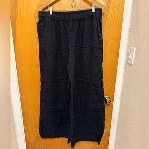 Sigrid Olsen Classic Black Wide Leg Pants